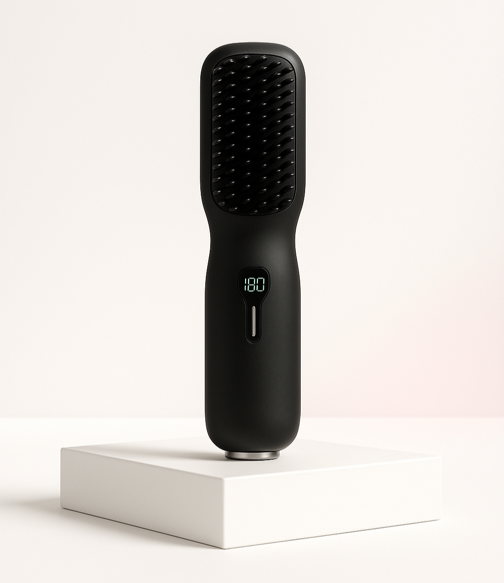 NOMADLISS™ La brosse chauffante pensée pour les femmes pressées