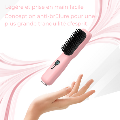 NOMADLISS™ La brosse chauffante pensée pour les femmes pressées