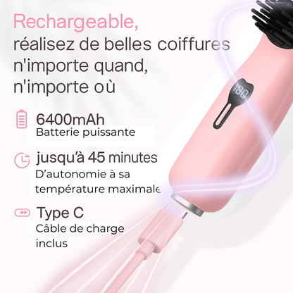 NOMADLISS™ La brosse chauffante pensée pour les femmes pressées