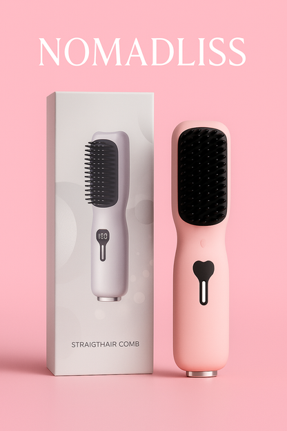 NOMADLISS™ La brosse chauffante pensée pour les femmes pressées